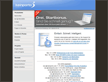 Tablet Screenshot of keinporto.com